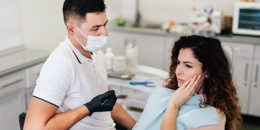 What to do in a dental emergency — patient being treated at SpringLake Dental in Woodland CA