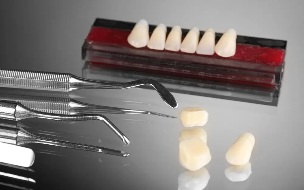 Dental crown material options at SpringLake Dental in Woodland CA — porcelain zirconia metal